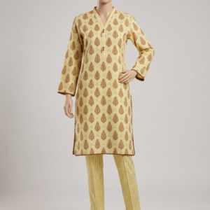 3 Piece Cotton Shirt with Trouser & Dupatta