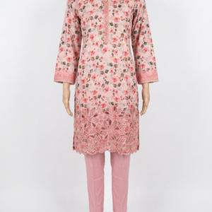 3 Piece Embroidered Lawn Shirt with Trouser & Dupatta